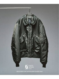 Valley Apparel 417別注 CWU-45/P FLIGHT JACKET 417 EDIFICE フォーワンセブン エディフィス ジャケット・アウター ミリタリージャケット ブラック グレー【先行予約】*【送料無料】[Rakuten Fashion]