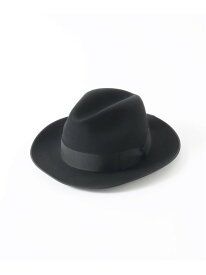 【James Lock / ジェームス ロック】FEDORA HAT EDIFICE エディフィス 帽子 ハット ブラック【送料無料】[Rakuten Fashion]
