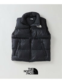 《予約》THE NORTH FACE (ザ・ノースフェイス)Nuptse ベスト ND92557 EDIFICE エディフィス ジャケット・アウター ダウンジャケット・ダウンベスト ブラック【先行予約】*【送料無料】[Rakuten Fashion]