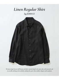 【SALE／30%OFF】シアー リネン レギュラーカラーシャツ EDIFICE エディフィス トップス シャツ・ブラウス ブルー グリーン ブラック グレー イエロー ホワイト【RBA_E】【送料無料】[Rakuten Fashion]