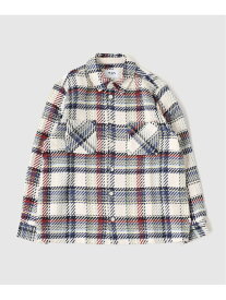 【WAX LONDON / ワックス ロンドン】オーバーシャツ ECRU MULTI 417 EDIFICE フォーワンセブン エディフィス トップス シャツ・ブラウス ベージュ【送料無料】[Rakuten Fashion]