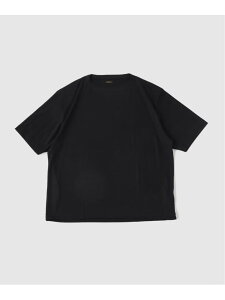 ETS.MATERIAUX(�}�e���I) wool boat neck T�V���c EDIFICE �G�f�B�t�B�X �g�b�v�X �J�b�g�\�[�ET�V���c �O���[ �u���b�N �z���C�g�y���������z[Rakuten Fashion]