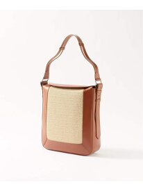 【LAvenir / ラ・ヴェニール】Mael Square Shoulder Bag Mesh EDIFICE エディフィス バッグ ショルダーバッグ ブラウン ブラック【送料無料】[Rakuten Fashion]