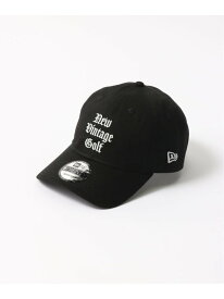 【MIZUNO / NEW VINTAGE GOLF】NEW ERA Classic Logo 9TWENTY Cap EDIFICE エディフィス 帽子 キャップ ブラック ホワイト【送料無料】[Rakuten Fashion]