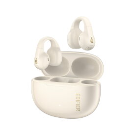 【VGP2025受賞】EDIFIER R1 イヤーカフ型 ワイヤレスイヤホン Bluetooth 5.4 マルチポイント接続 最大28時間再生 装着検出 左右自動検出 通話ノイズ低減 IP56防水 イヤーカフ オープンイヤー型 イヤホン 寝ホン ながら聴き マイク付き 無線 スマホ iPhone Android PC 灰/白