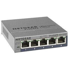 NETGEAR ギガビット5ポート アンマネージプラス・スイッチ(デスクトップ) GS105E-200JPS [GS105E200JPS]