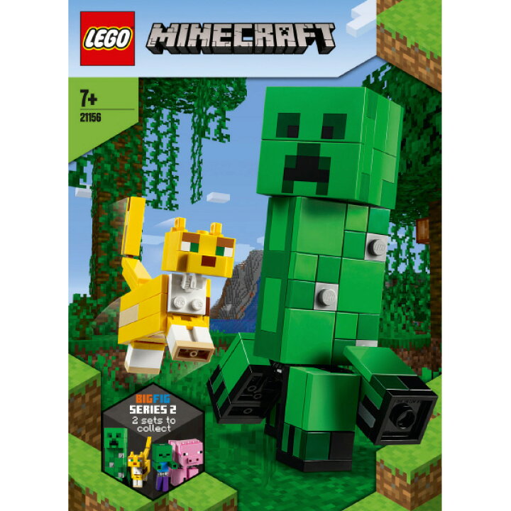 楽天市場 レゴジャパン Lego マインクラフト ビッグフィグ クリーパーとヤマネコ ビツグフイグクリ パ ヤマネコ ビツグフイグクリ パ ヤマネコ エディオン 楽天市場店