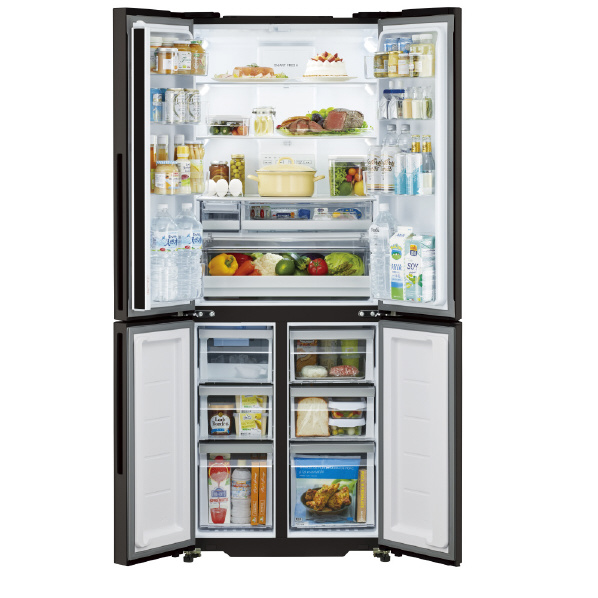楽天市場】AQUA 420L 4ドアノンフロン冷蔵庫 TZシリーズ ダークウッド 