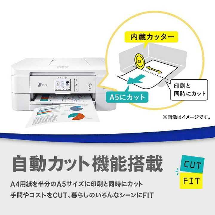 楽天市場】brother ブラザー A4インクジェット複合機 PRIVIO ホワイト 