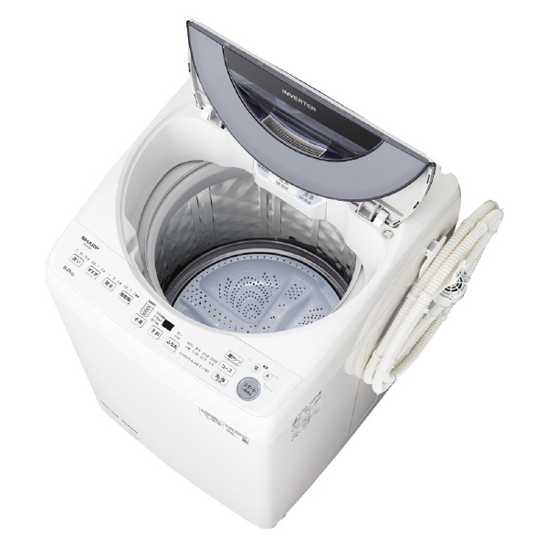 シャープ 8．0kg全自動洗濯機 シルバー系 ESGV8GS [ESGV8GS]【RNH】 | エディオン　楽天市場店