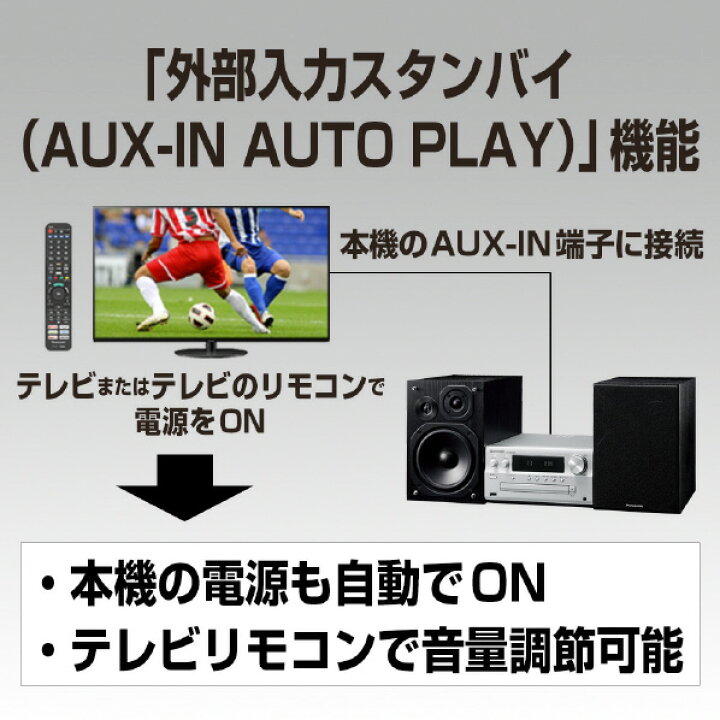 楽天市場】パナソニック ミニコンポ シルバー SC-PMX90-S [SCPMX90S  
