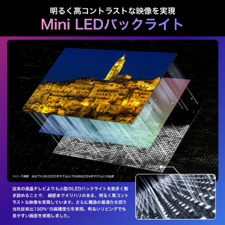 楽天市場】ハイセンス 65V型4K液晶テレビ U8Nシリーズ 65U8N [65U8N 