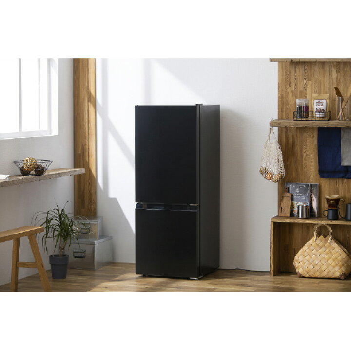 楽天市場】アイリスオーヤマ 【右開き】133L 2ドア冷蔵庫 ブラック 