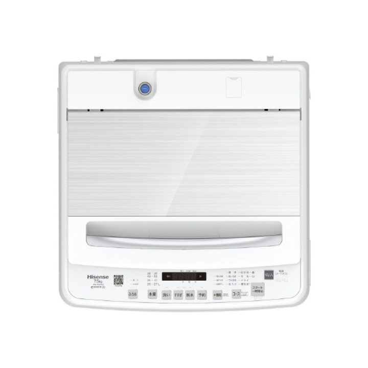 楽天市場】ハイセンス 7．5kgインバーター全自動洗濯機 シルバー 