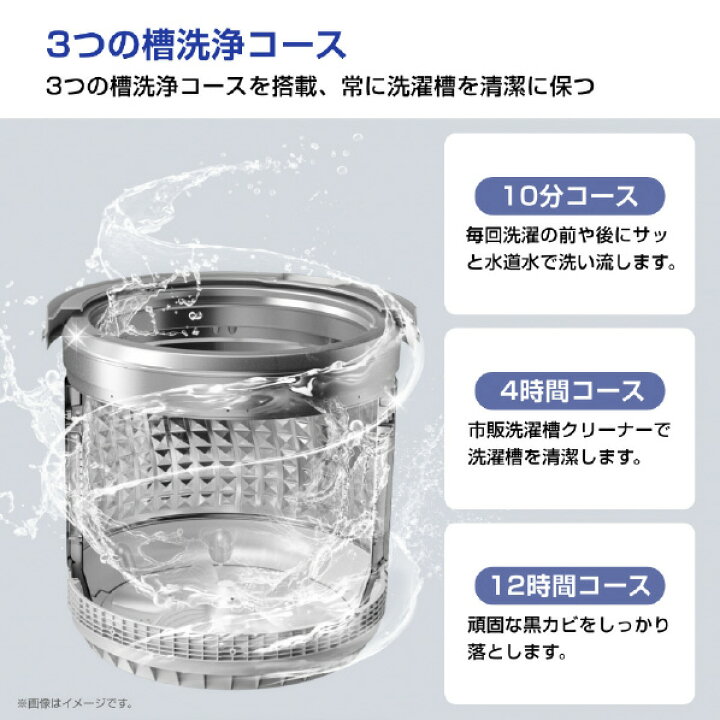 楽天市場】ハイセンス 7．5kgインバーター全自動洗濯機 シルバー 
