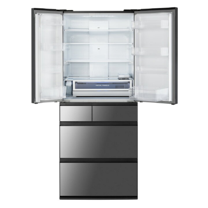 楽天市場】パナソニック 650L 6ドア冷蔵庫 オニキスミラー NR-F65WX2-X  