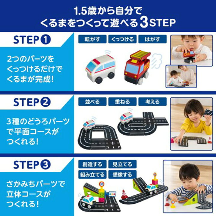 楽天市場】ピープル ピタゴラス BASIC 知育いっぱい はたらくくるま 