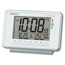 SEIKO 電波目覚まし時計 白 SQ775W [SQ775W]