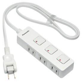 パナソニック 節電タップ(3コ口)(2m) ザ・タップZ ホワイト WHS2523WP [WHS2523WP]