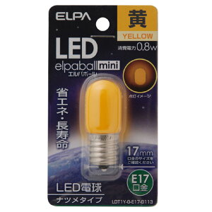 Gp LEDd E17 (0.8Wic^Cv) 1 elpaball mini CG[ LDT1Y-G-E17-G113 [LDT1YGE17G113]ySPSPz