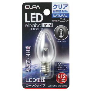 Gp LEDd E12 S18lm(0.5W[\N^Cv) NAF 1 elpaball mini LDC1CN-G-E12-G305 [LDC1CNGE12G305]