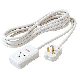 パナソニック 接地15A・20A兼用200V器具用延長コード(3m) ミルキー WH4931WP [WH4931WP]