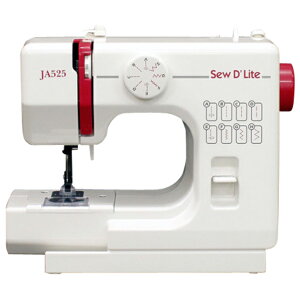 ジャノメ 電動トイミシン ホワイト JA525 [JA525]【RNH】【NATUM】