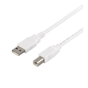 BUFFALO USB2�D0�P�[�u�� (A to B) 3m �z���C�g BSUAB230WH [BSUAB230WH]