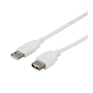 BUFFALO USB2D0P[u (A to A) 3m zCg BSUAA230WH [BSUAA230WH]yNVPMz