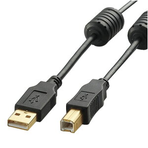 �G���R�� �t�F���C�g�R�A�t��USB2.0�P�[�u�� �u���b�N5m U2C-BF50BK [U2C-BF50BK]