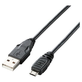 エレコム Micro-USB(A-MicroB)ケーブル 1.0m U2C-AMB10BK [U2CAMB10BK]【AMUP】