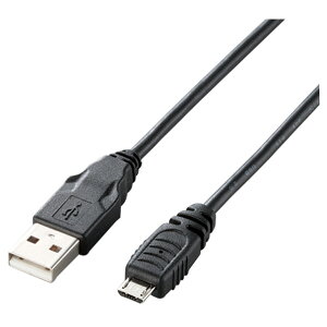 �G���R�� Micro-USB(A-MicroB)�P�[�u�� 1.5m U2C-AMB15BK [U2CAMB15BK]