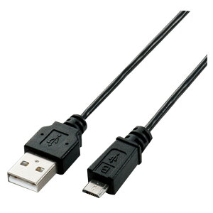 �G���R�� �ɍ�Micro-USB(A-MicroB)�P�[�u�� �u���b�N�E1.0m U2C-AMBX10BK [U2CAMBX10BK]