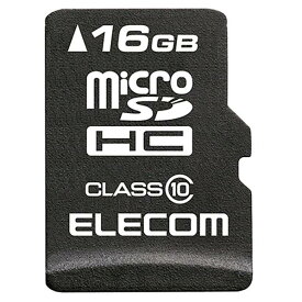 エレコム データ復旧高速microSDHCメモリーカード(Class 10・16GB) 防水仕様 MF-MSD016GC10R [MFMSD016GC10R]