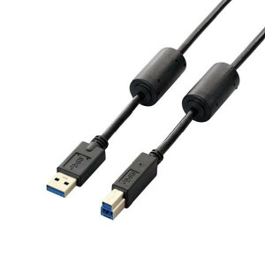 �G���R�� �t�F���C�g�R�A�t��USB3�D0�P�[�u��(A-B) 3�D0m �u���b�N USB3-BF30BK [USB3BF30BK]�ySPMS�z