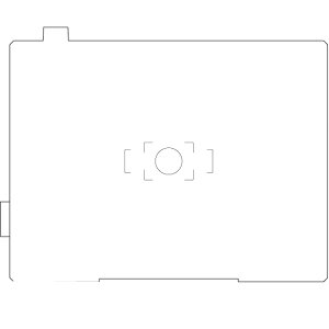 �y���^�b�N�X �t�H�[�J�V���O�X�N���[��(AF�t���[���}�b�g) DF-80