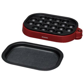 アイリスオーヤマ たこ焼き2WAYプレート レッド ITY-20WA-R [ITY20WAR]【RNH】