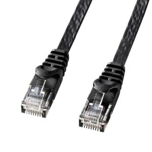 �T�����T�v���C �J�e�S��6�t���b�gLAN�P�[�u��(15m) �u���b�N LA-FL6-15BK [LAFL615BK]�yMAYP�z