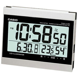 カシオ 目覚まし電波時計 シルバー DQD-720J-8JF [DQD720J8JF]