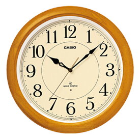 カシオ 電波掛時計 白木 IQ-1150NJ-7JF [IQ1150NJ7JF]