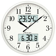 カシオ 電波掛時計 パールシルバー ITM-660NJ-8JF [ITM660NJ8JF]