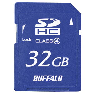 BUFFALO SDHC[J[h(Class4E32GB) RSDC-S32GC4B [RSDCS32GC4B]