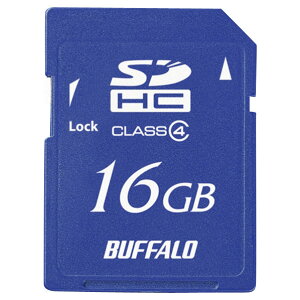 BUFFALO SDHC[J[h(Class4E16GB) RSDC-S16GC4B [RSDCS16GC4B]