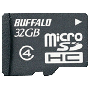 BUFFALO microSDHC[J[h(Class4E32GB) hdl RMSD-BS32GB [RMSDBS32GB]