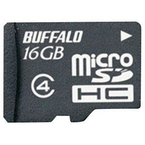 BUFFALO microSDHC[J[h(Class4E16GB) hdl RMSD-BS16GB [RMSDBS16GB]