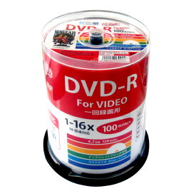 磁気研究所 録画用DVD-R 1-16倍速 CPRM対応 インクジェットプリンタ対応 100枚入り HDDR12JCP100 [HDDR12JCP100]