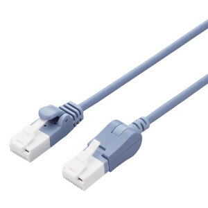 �G���R�� �X�C���O�R�l�N�^�[LAN�P�[�u��(Cat6A����) 10�D0m �u���[ LD-GPATSV/BU100 [LDGPATSVBU100]�yMCMP�z