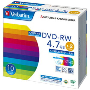 Verbatim f[^pDVD-RW 4.7GB 1-2{ CPRMΉ 10 DHW47NDP10V1 [DHW47NDP10V1]