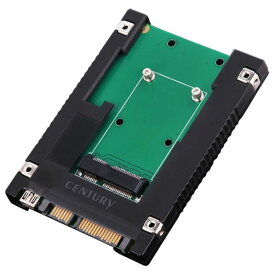 センチュリー HDD/SSD変換アダプター 裸族のインナー for mSATA CRIN25MS [CRIN25MS]
