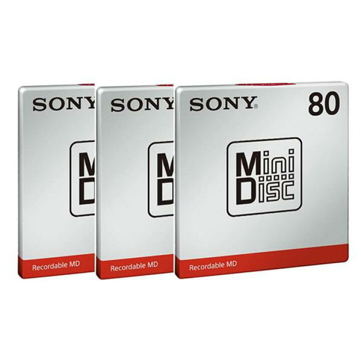 楽天市場】SONY ミニディスク 80分 1枚入り 3個セット MDW80TP3 [MDW80TP3] : エディオン 楽天市場店